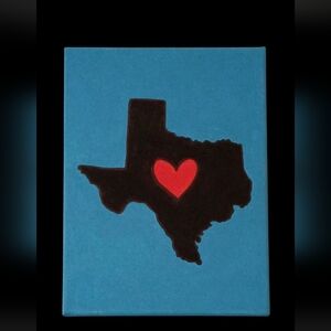 Texas Painting Wall Decor 8x10"